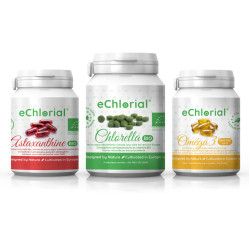 HÄLSOSAM TRIO: Chlorella + Asta + Omega